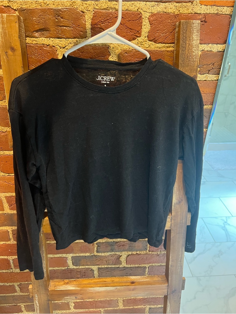 J Crew Linen Tee